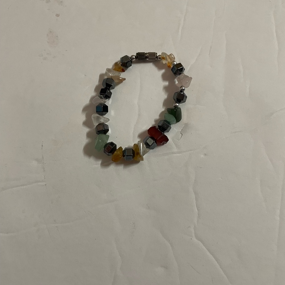 Vintage Multicolored Gemstone Bracelet